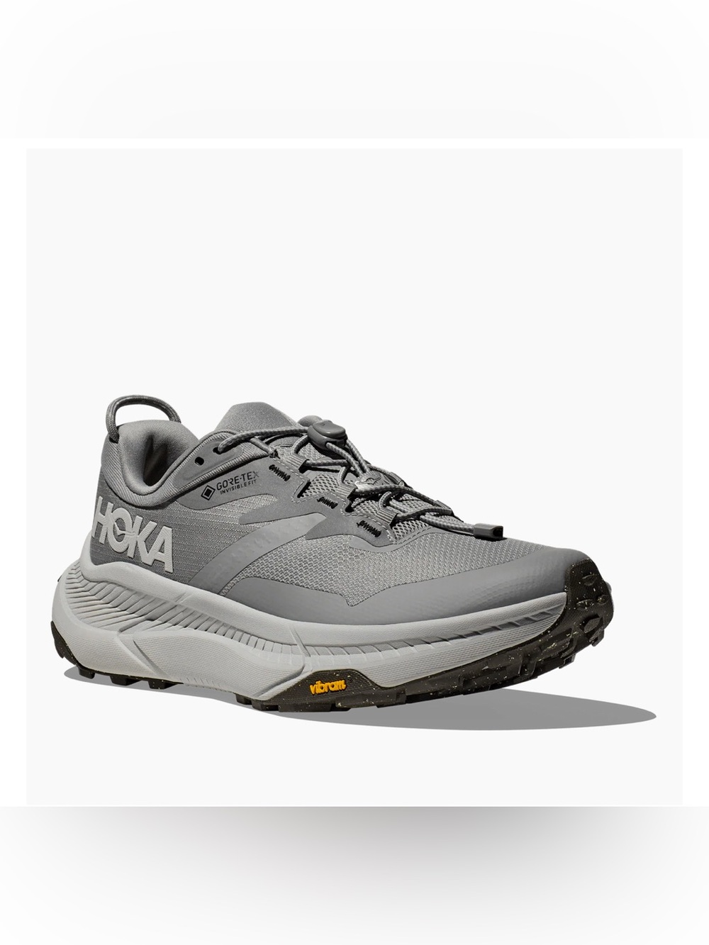 Hoka transport Men's Gray Gore-Tex Trail Running Shoe